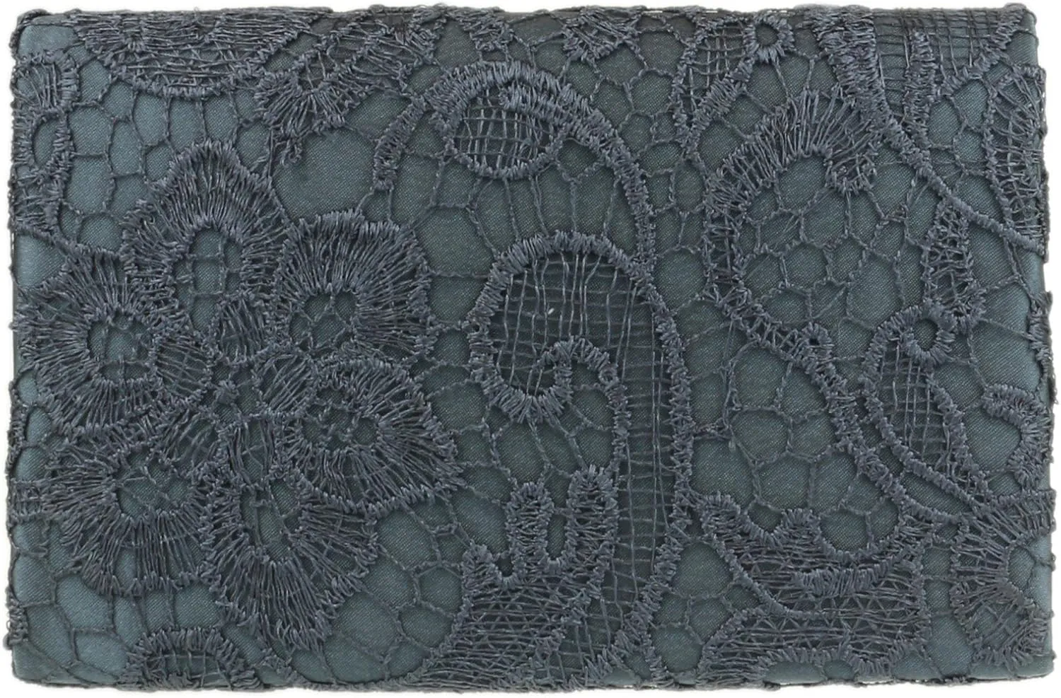 Girly HandBags Womens Satin Lace Clutch Bag