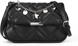 Gladdon Small Quilted Crossbody Bags for Women Shoulder Purses PU Leather Clutch Purse