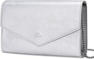 GM LIKKIE Clutch Purse for Women, Evening Envelope Clutch Bag, Crossbody Foldover PU Leather Shoulder Handbag