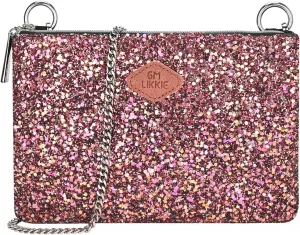 GM LIKKIE Crossbody Clutch Purse for Women, Glitter Evening Bag, Sequin Wedding Handbag for Party