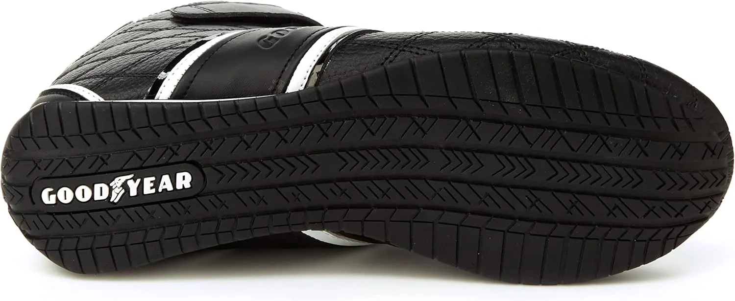 Goodyear Mens Clutch Racer Sneaker – High-Top Sneakers, PU Leather & Mesh Lining