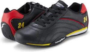 Goodyear Mens Ori Racer Sneakers – Hendrick Motorsports Low-Top Lace Up Performance Sneakers, Leather & Mesh Lining