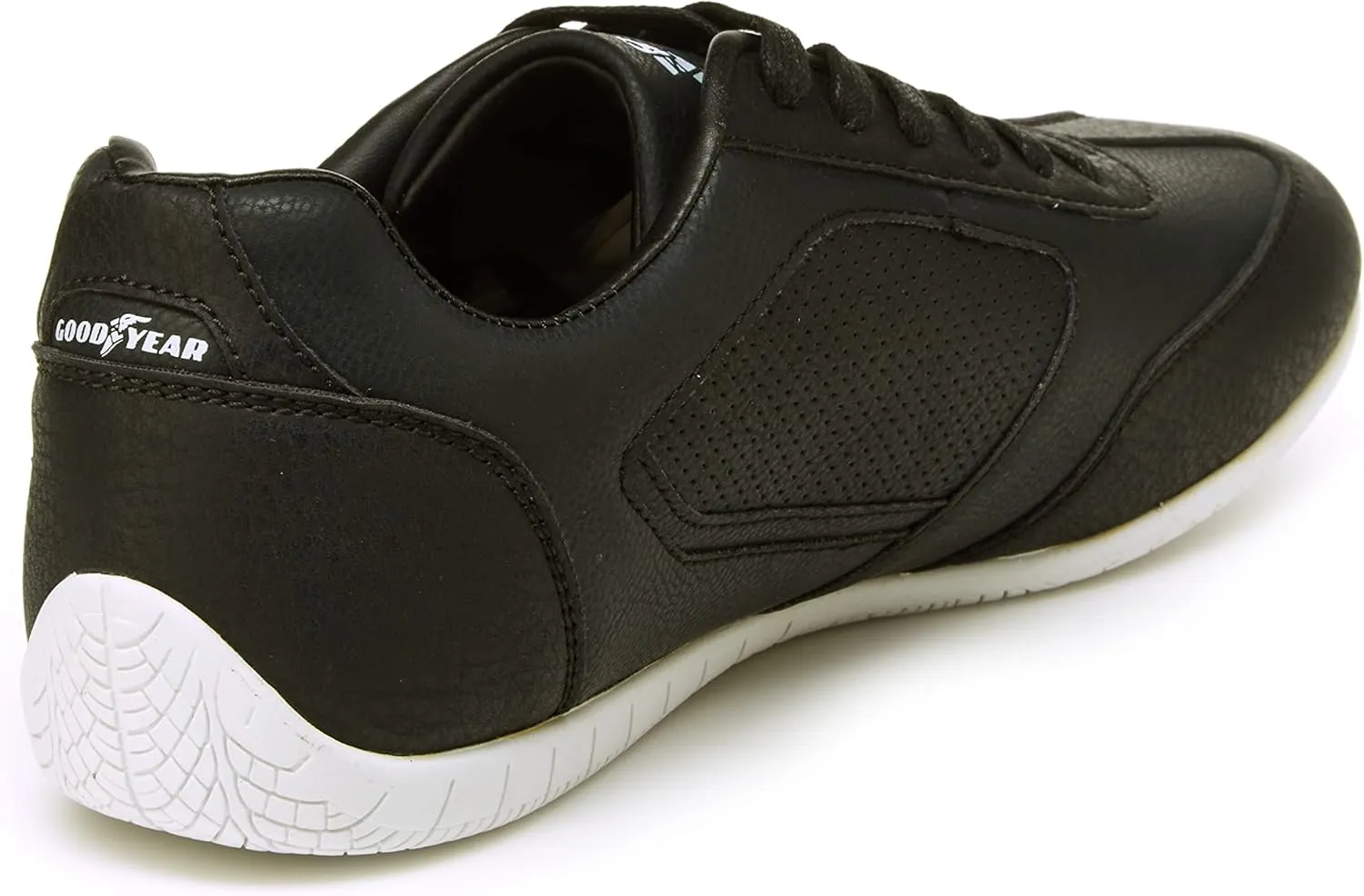Goodyear Octane Racing Sneaker for Men, Pair, Athletic Auto Racing Footwear with Non-Slip EVA Rubber Soles, PU Leather Upper, Mesh Lining