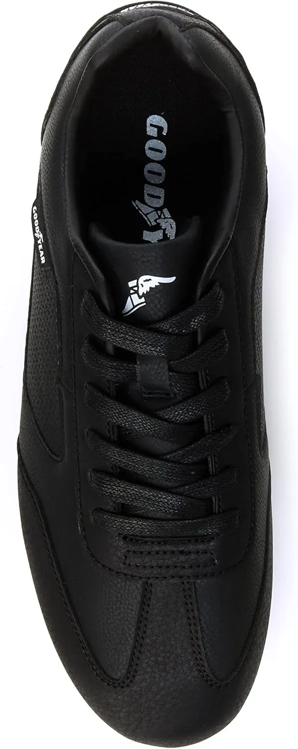 Goodyear Octane Racing Sneaker for Men, Pair, Athletic Auto Racing Footwear with Non-Slip EVA Rubber Soles, PU Leather Upper, Mesh Lining