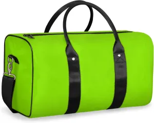 Grass Green Travel Duffle Bag, Weekender Bags for Women Men, Carry on Overnight Bag Waterproof Gym Bags, Hospital Bag for Labor and Delivery