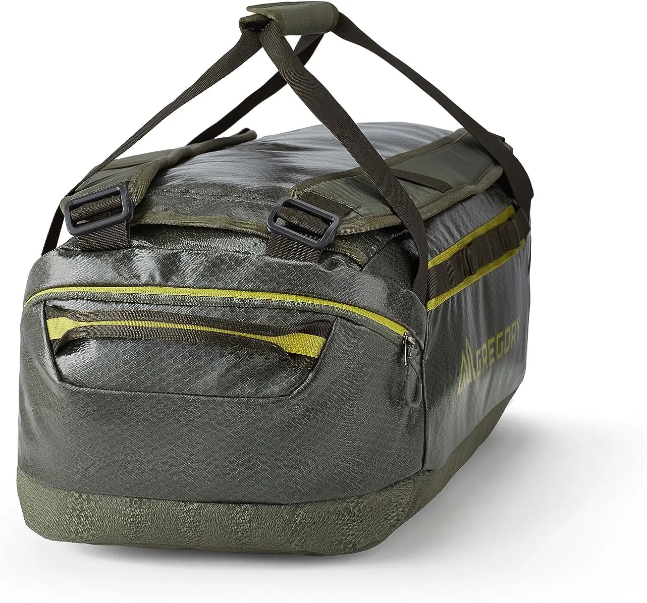 Gregory Alpaca 40L Water-Resistant Adventure Travel/Gear Organization Duffel Bag with Packing Cube Included, Fir Green