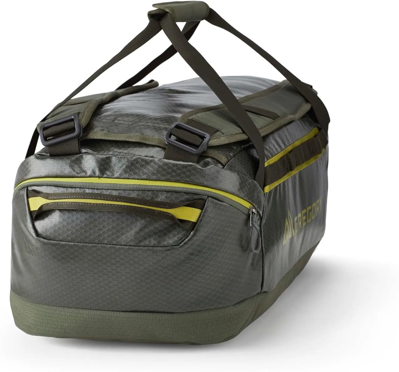 Gregory Alpaca 40L Water-Resistant Adventure Travel/Gear Organization Duffel Bag with Packing Cube Included, Fir Green