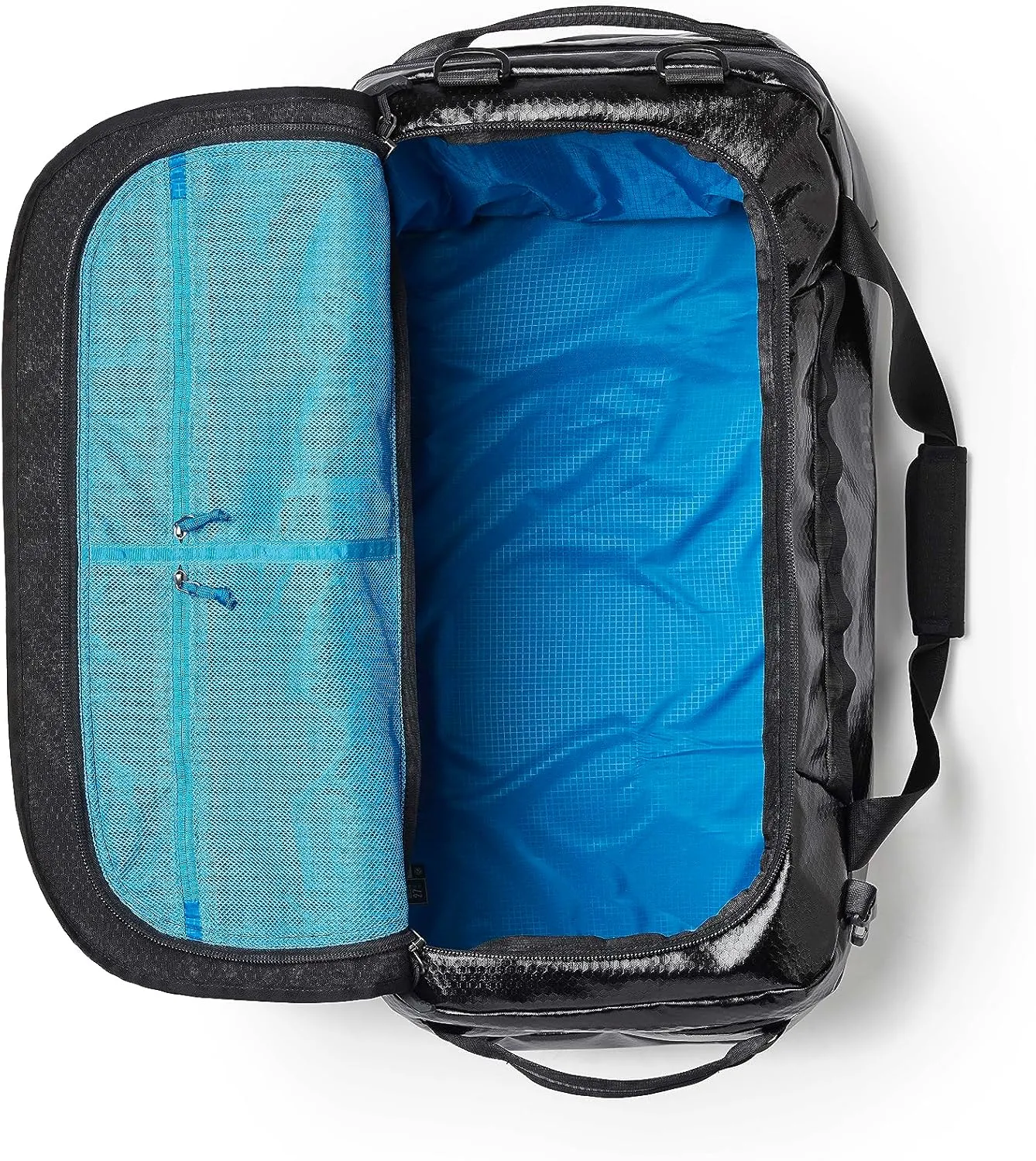 Gregory Alpaca 80L Water-Resistant Adventure Travel/Gear Organization Duffel Bag with Packing Cube Included, Obsidian Black