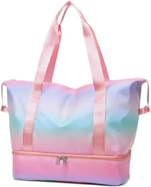 Gym Bag Womens Mens with Shoes Compartment and Wet Pocket Travel Duffel Bag for Women for Plane Sport Gym Tote Bags Swimming Yoga Waterproof Weekend Overnight Bag Carry on Bag Hospital Holdalls