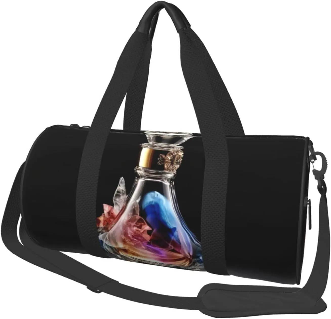 Gym Bags Small Perfume Bottle Duffel Bag Overnight Bag with Shoe Compartment Carryon Bag for Men Women