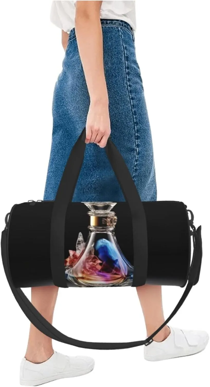 Gym Bags Small Perfume Bottle Duffel Bag Overnight Bag with Shoe Compartment Carryon Bag for Men Women