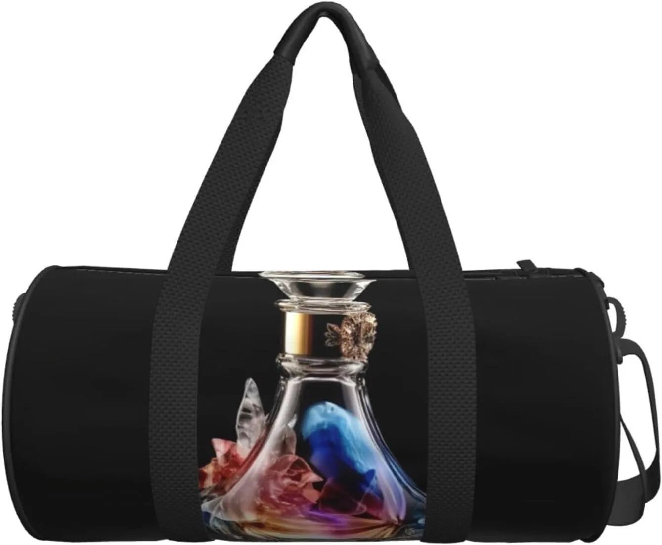 Gym Bags Small Perfume Bottle Duffel Bag Overnight Bag with Shoe Compartment Carryon Bag for Men Women