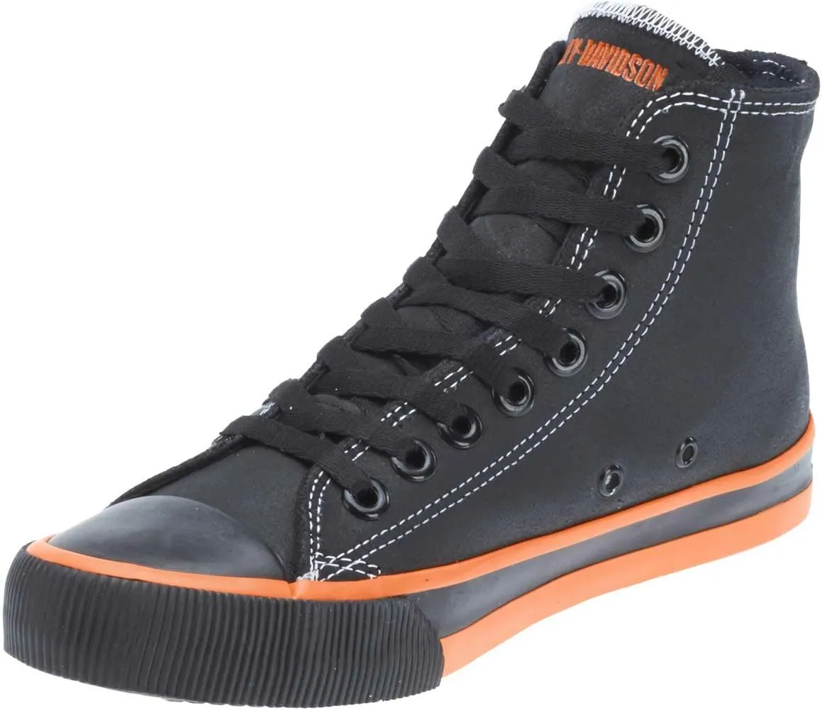 Harley-Davidson Men's Nathan Leather Motorcycle Casual Sneaker Vulcanized