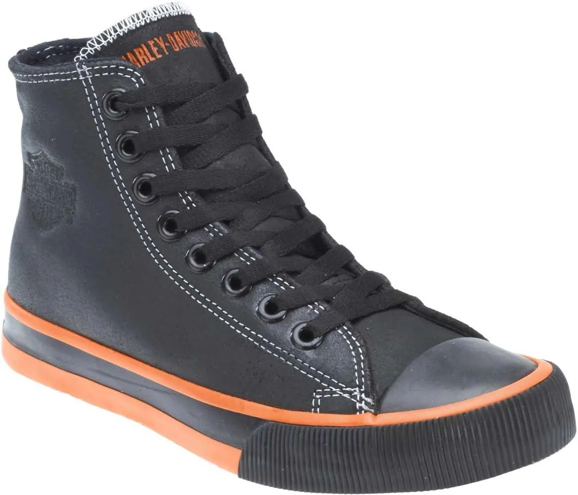 Harley-Davidson Men's Nathan Leather Motorcycle Casual Sneaker Vulcanized