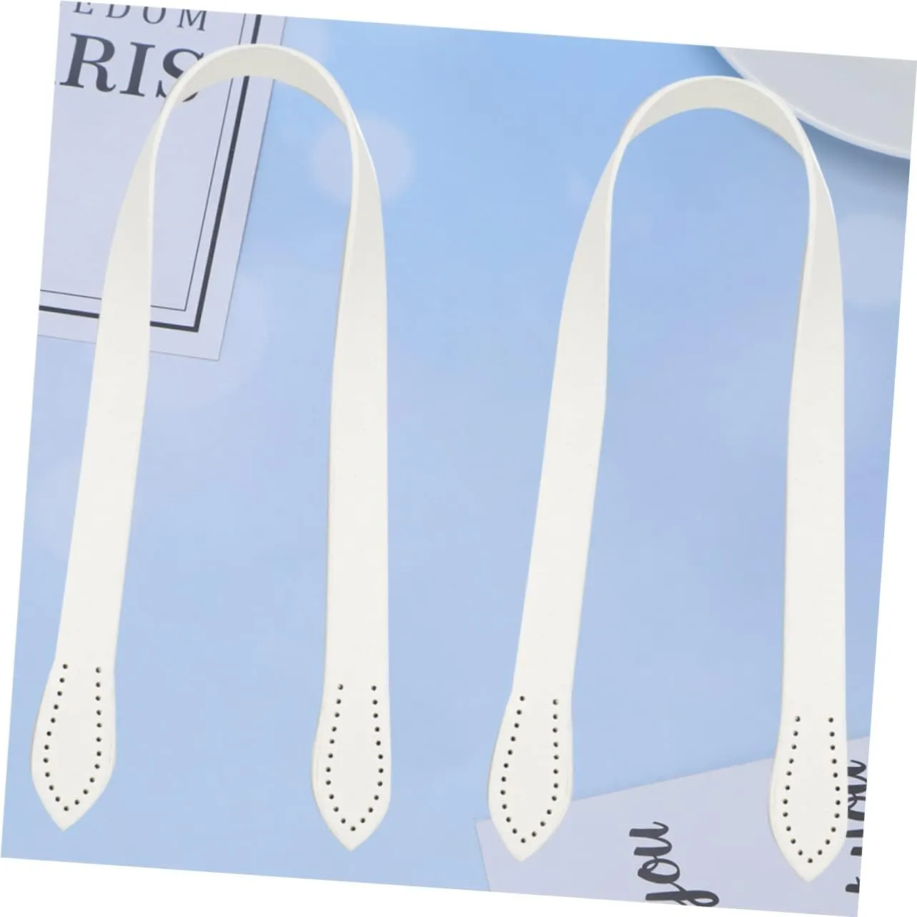 HAWILLOSCH 2pcs Women's Tote Bag Straps Fashion Pu Leather Bag Handle Replacing Tote Bag Belt for Women
