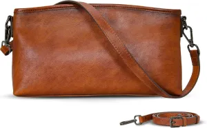 HESHE Genuine Leather Purses for Women Designer Handbags Crossbody Bags Stylish Satchel Purse Ladies Handbags