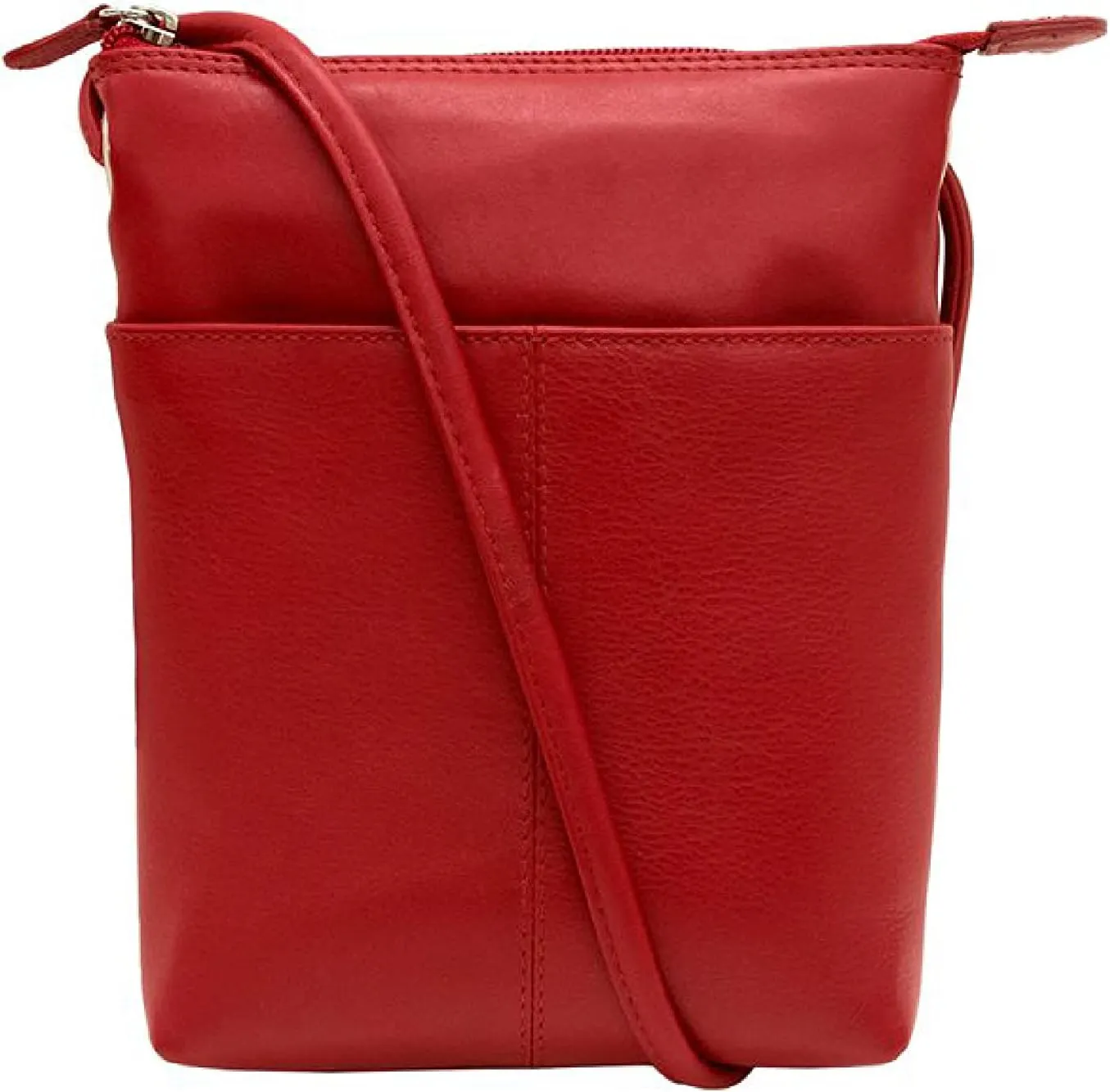 ili New York Leather Mini Sac Crossbody - Genuine Leather Crossbody Bags for Women with RFID Blocking, Adjustable Strap