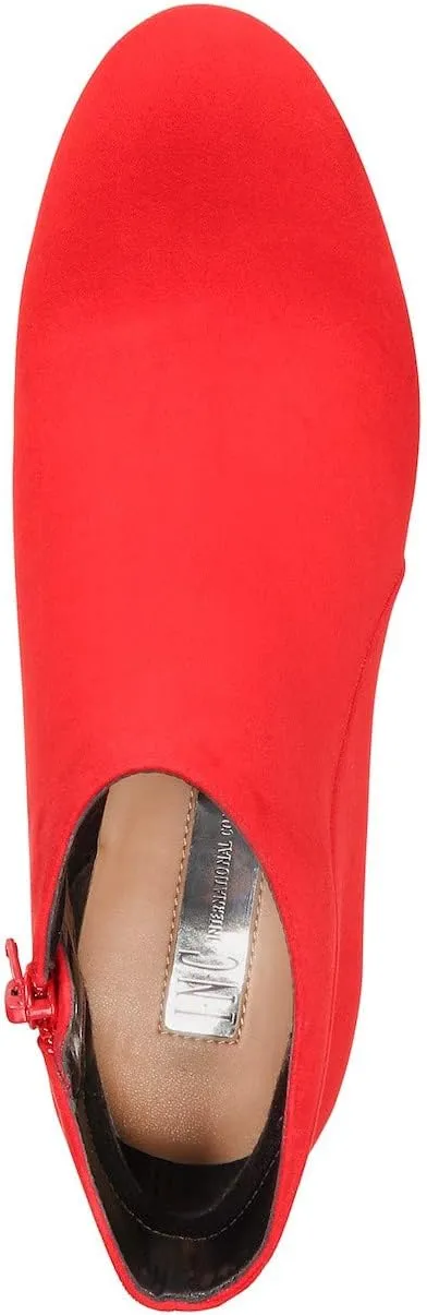 INC Womens Floriann Solid Booties Ankle Boots