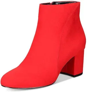 INC Womens Floriann Solid Booties Ankle Boots