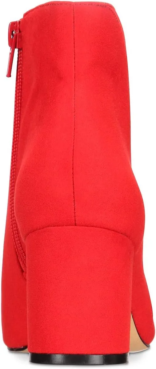 INC Womens Floriann Solid Booties Ankle Boots