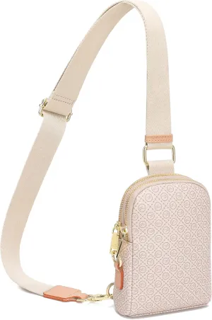 INICAT Travel Small Sling Bag Leather Crossbody Bags for Women Fanny Packs Cross Body Bag for Woman Cross Body Purses