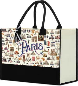 Italy Chicago New York Las Vegas Paris Gifts for Women Canvas Tote Bag