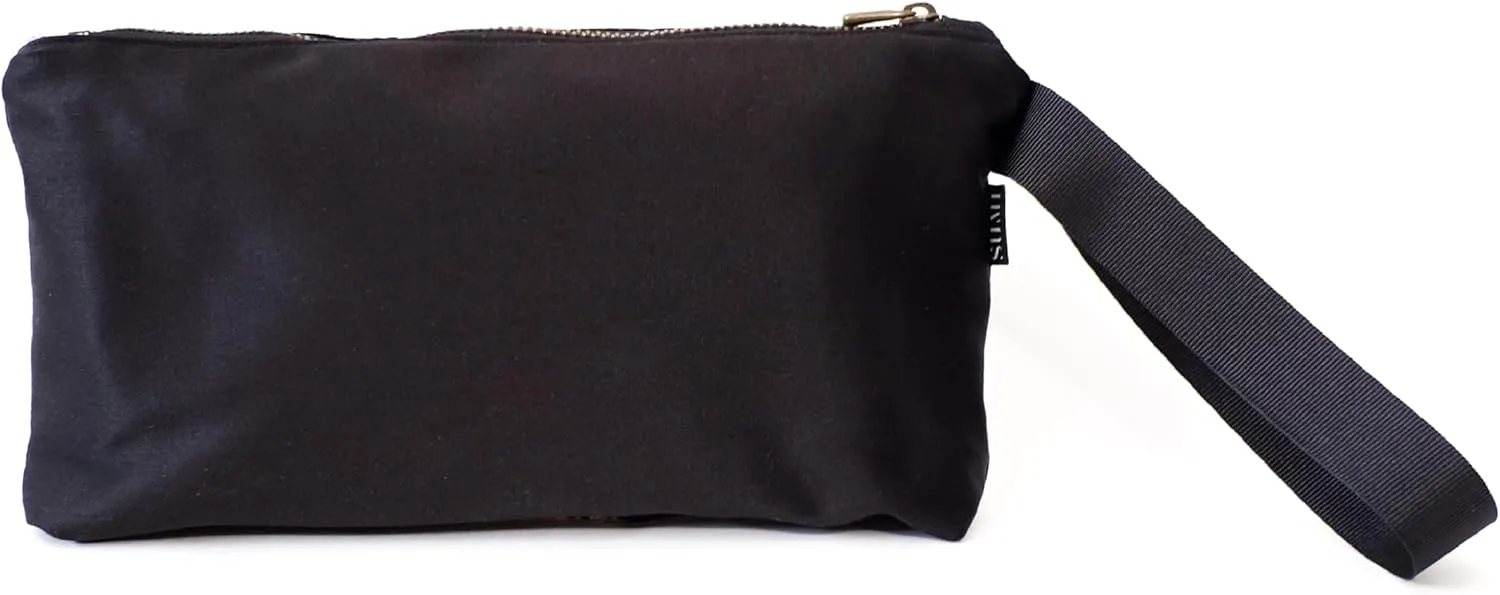 Japanese Style Handbag, Versatile Women's Wristlet Bag, 9.5 x 6.7 in. Zipper, Traditional Japanese Print