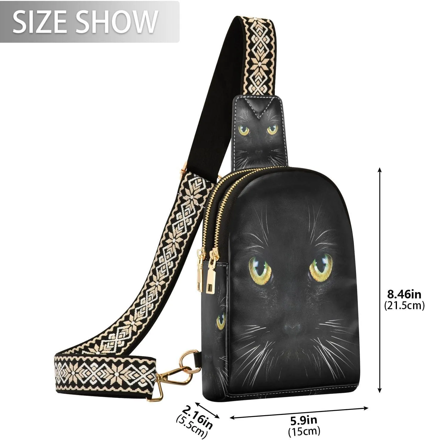 JSTEL Leather Crossbody Sling Bags for Women,Leather Crossbody Purses Leather Crossbody Bag Sling Purse