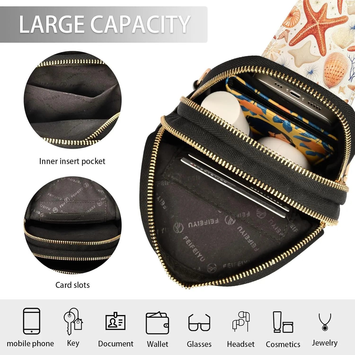 JSTEL Leather Crossbody Sling Bags for Women,Leather Crossbody Purses Leather Crossbody Bag Sling Purse