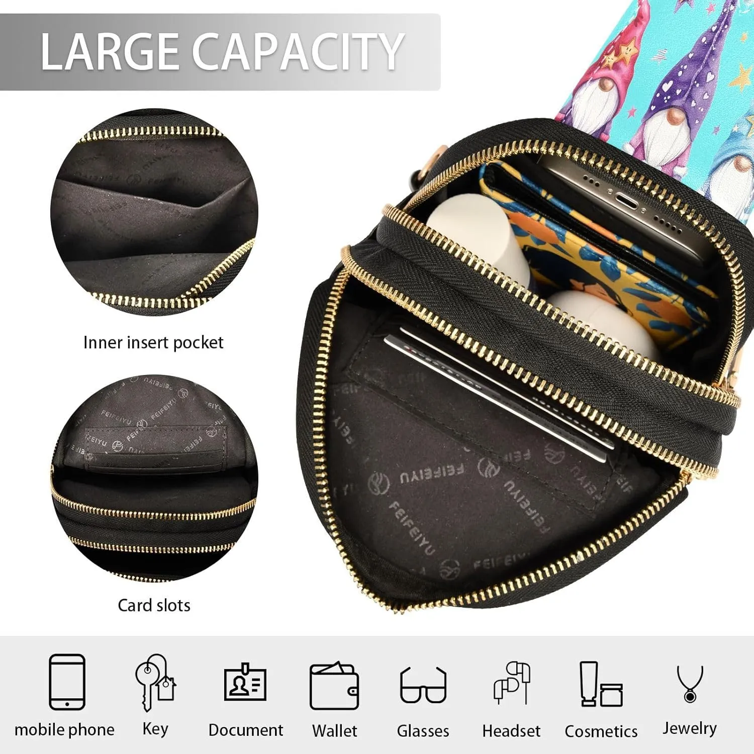 JSTEL Leather Crossbody Sling Bags for Women,Leather Crossbody Purses Leather Crossbody Bag Sling Purse