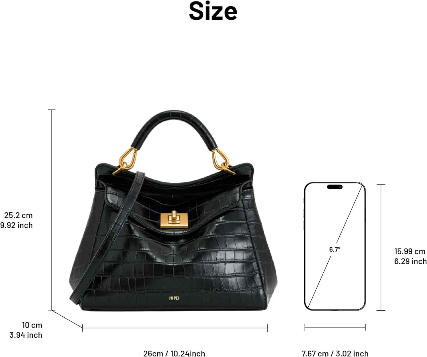 JW PEI Women's Lucia Classic Top Handbag