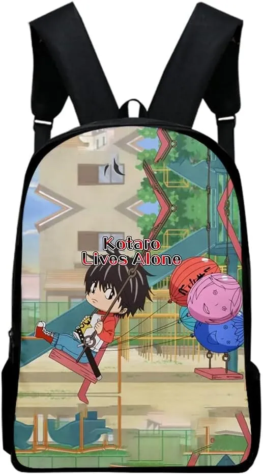 Kotaro Lives Alone backpack Denim bag Unisex Oxford Cloth Travel Bag Casual Stylish Shoulder Bags (WP07734X09,One size)