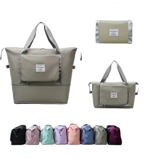 Large Capacity Foldable Travel Bag Expandable Collapsible Dry and Wet Separation Large Capacity Travel bag