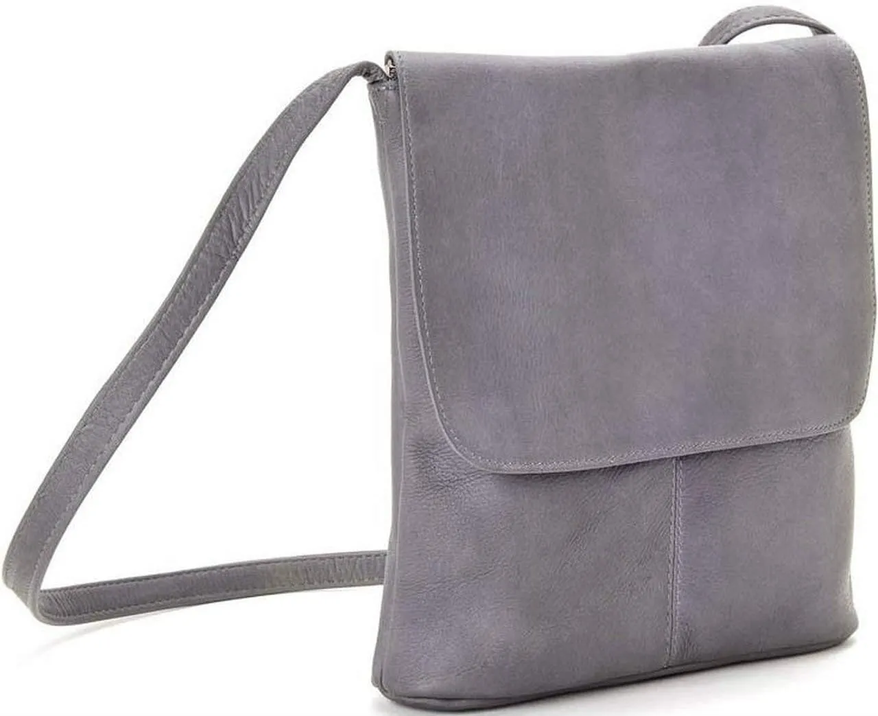 Le Donne Leather Flap-Over Bag - Casual Crossbody Bags For Women - Simple & Cute Side Purse Ideal For Work, Traveling & All Day Use