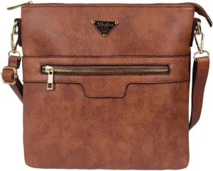 Leather Crossbody Bags for Women Medium Size, Trendy Soft Cross Body Bag for Woman 2024, Women's Crossbody Purses Travel