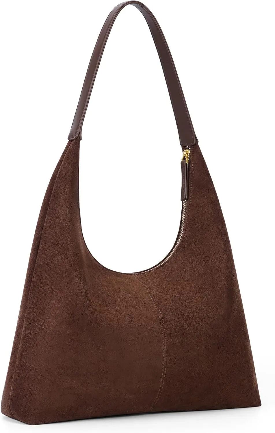 Leather Hobo Bags for Women Brown Purses Suede Purse Slouchy Tote Bag Suede Tote Bag Fall Purses Handbag