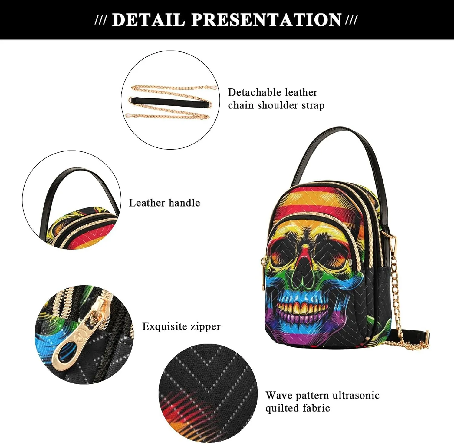 LGBT Pride Crossbody Bags Cell Phone Bag for Women