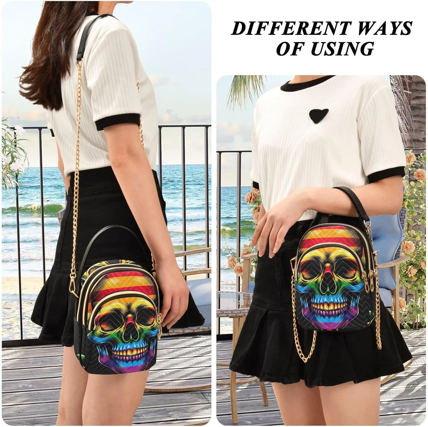 LGBT Pride Crossbody Bags Cell Phone Bag for Women