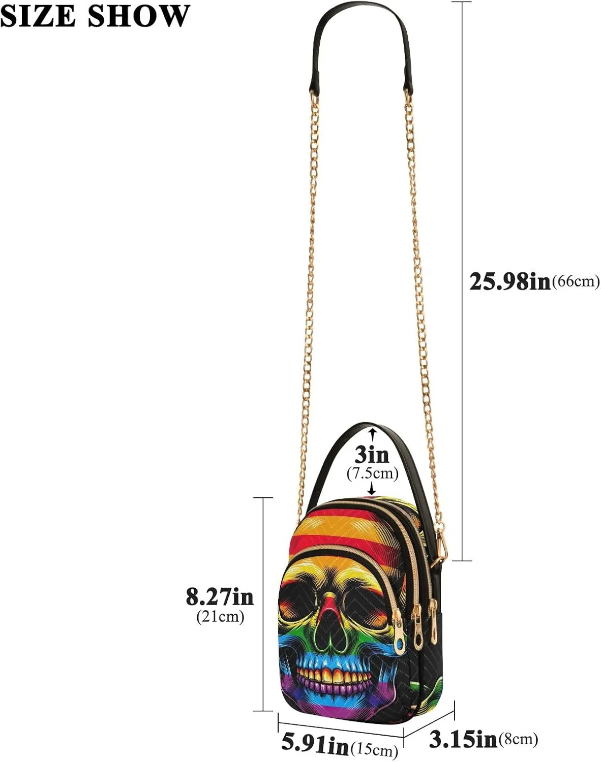 LGBT Pride Crossbody Bags Cell Phone Bag for Women