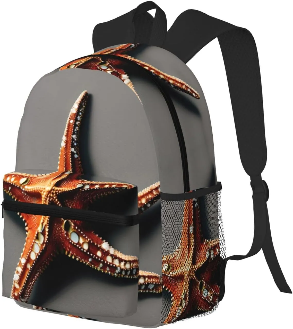 Lightweight Laptop Backpack,Casual Daypack Travel Backpack Bookbag Work Bag for Men and Women-Cute Starfish
