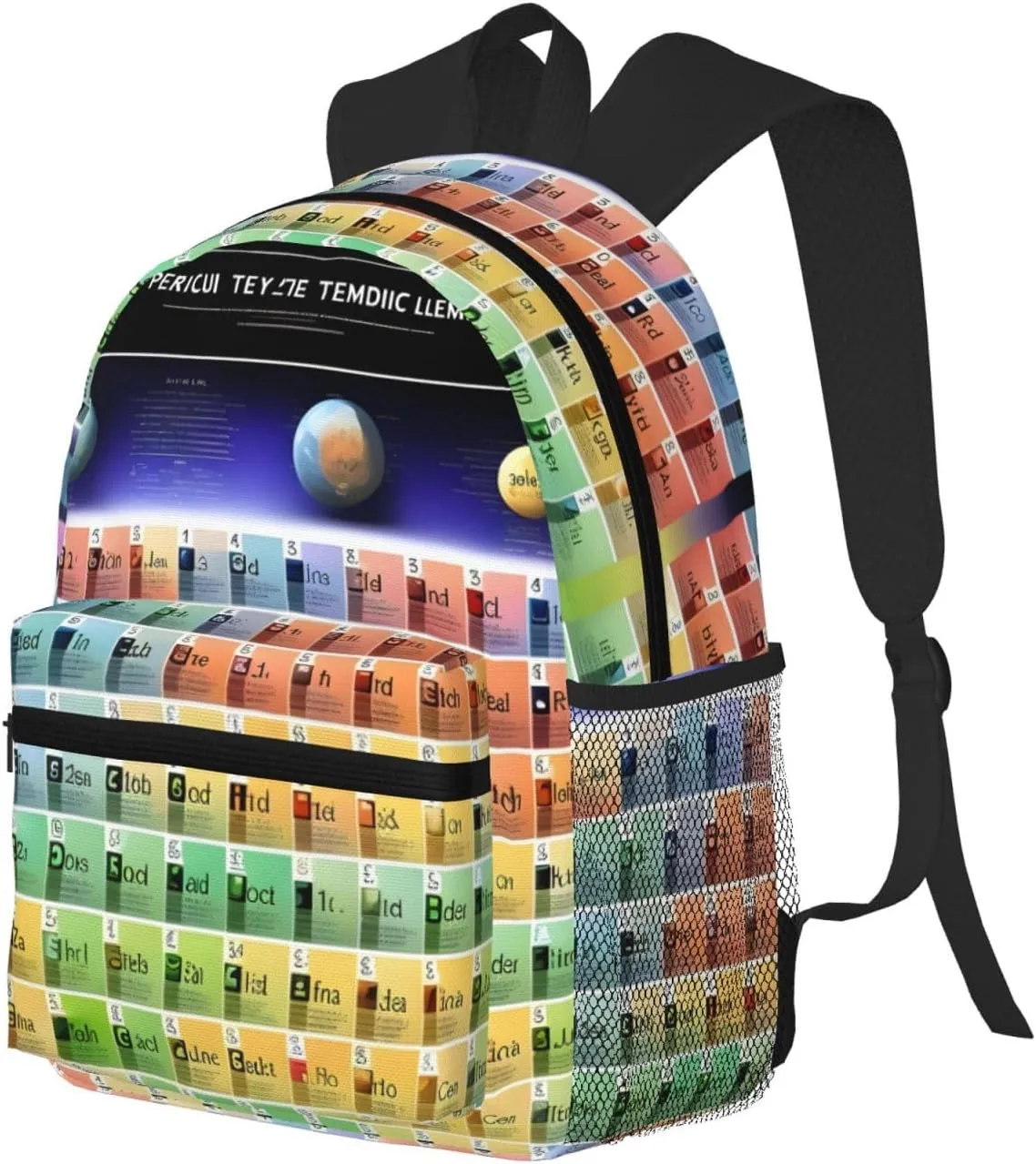 Lightweight Laptop Backpack,Casual Daypack Travel Backpack Bookbag Work Bag for Men and Women-Periodic table of elements