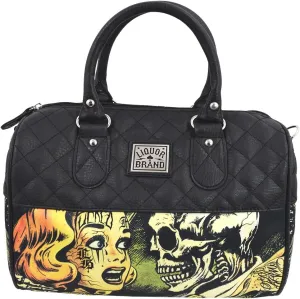 Liquor Brand Horror B Movie Cartoon Small Satchel Purse Crossbody bag