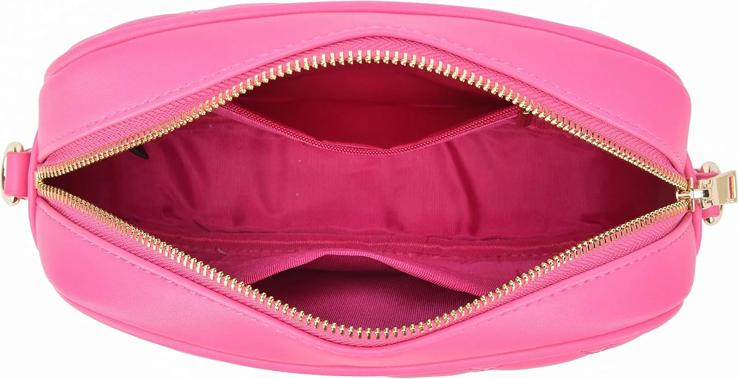lola mae Quilted Crossbody Bag, Medium Lightweight Shoulder Purse Top Zipper Tassel Accent