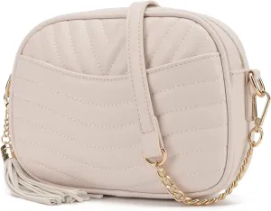 lola mae Quilted Crossbody Bag, Trendy Design Shoulder Purse