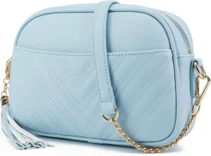 lola mae Quilted Crossbody Bag, Trendy Design Shoulder Purse