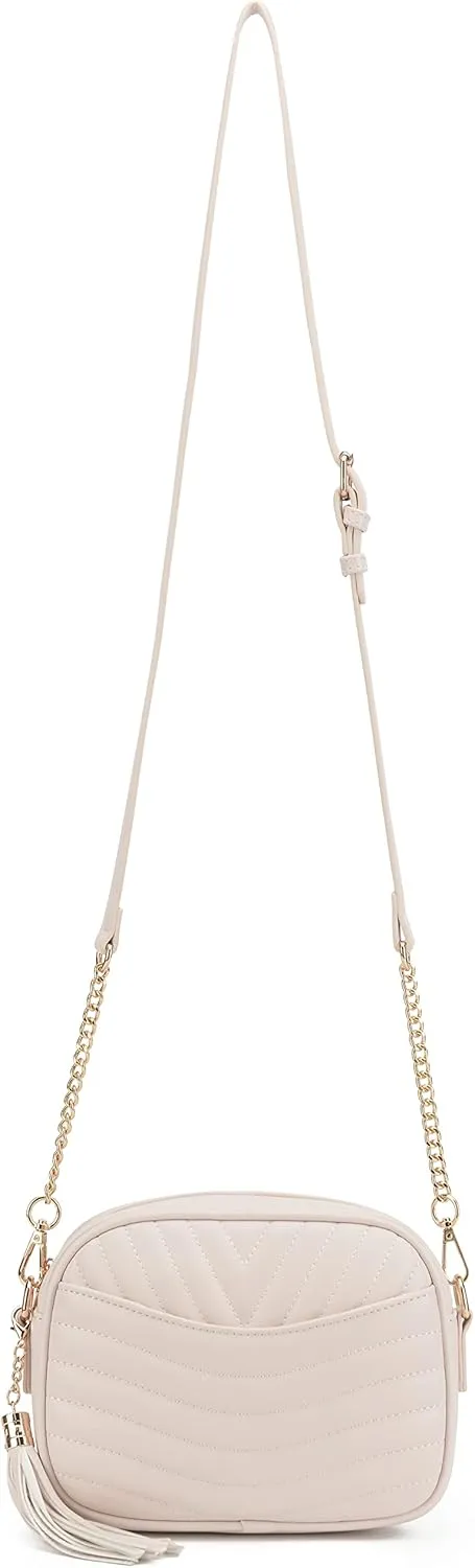 lola mae Quilted Crossbody Bag, Trendy Design Shoulder Purse