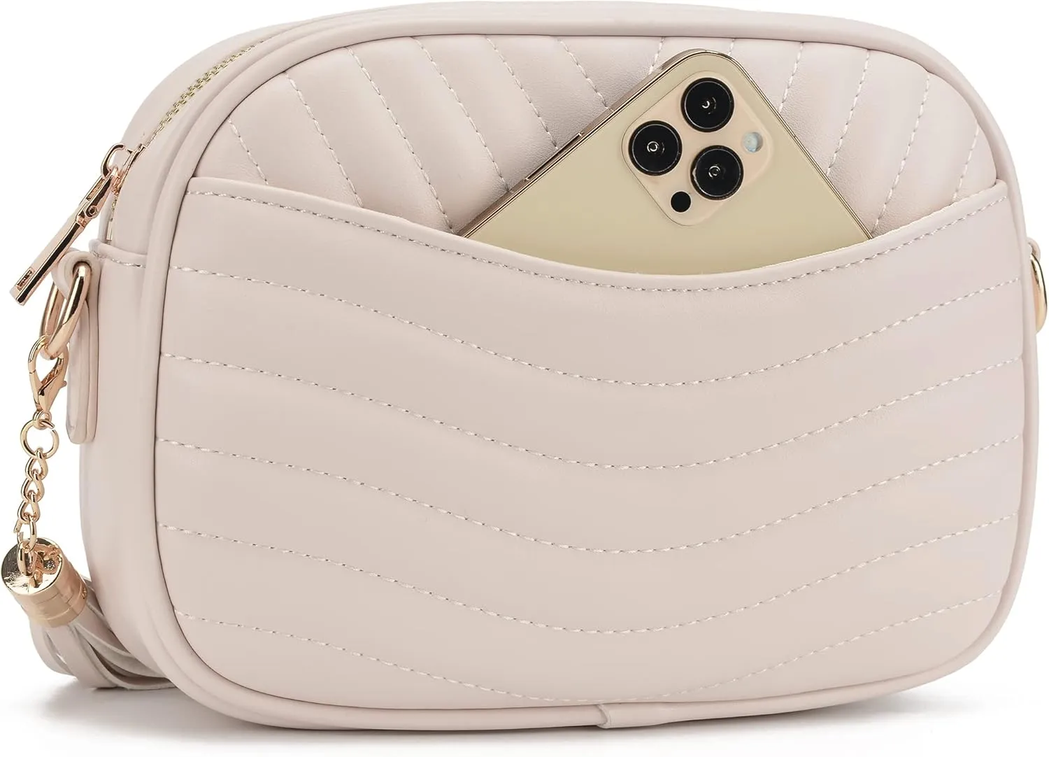 lola mae Quilted Crossbody Bag, Trendy Design Shoulder Purse