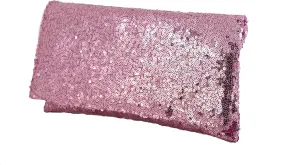 LONI Womens Sparkly Sequin Party Evening Clutch Shoulder Bag