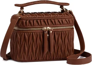 LOVEVOOK Crossbody Bags for Women, Quilted Crossbody Purses for Women, Small Shoulder Handbags for Daily, Work, Travel, Gifts