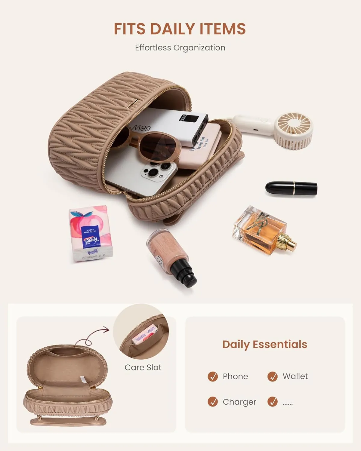 LOVEVOOK Crossbody Bags for Women, Quilted Crossbody Purses for Women, Small Shoulder Handbags for Daily, Work, Travel, Gifts
